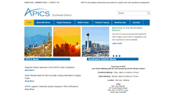 Desktop Screenshot of apicssouthwest.org